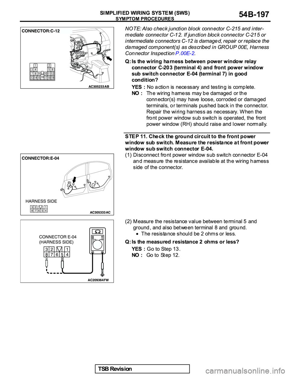 MITSUBISHI GALANT 2005  Service Repair Manual 