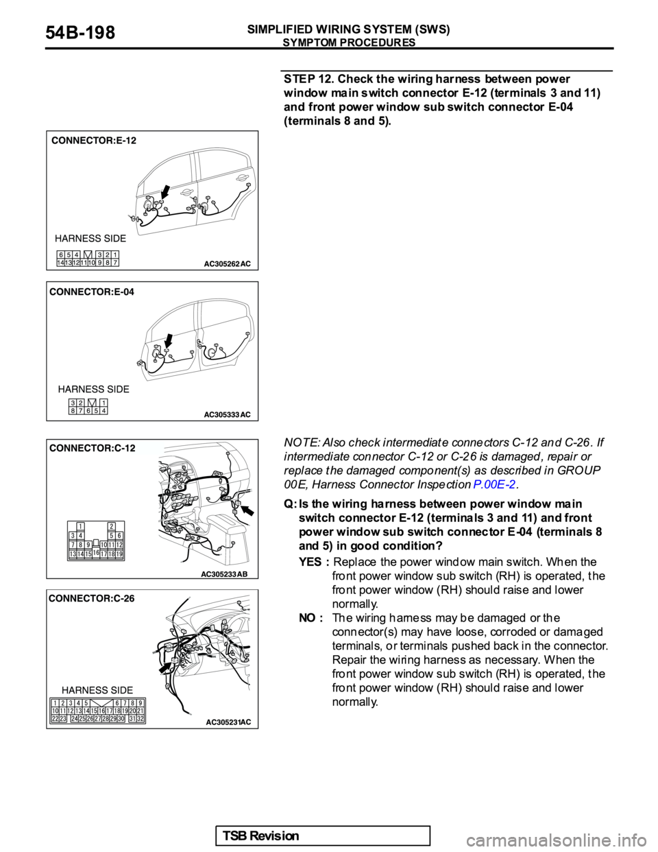 MITSUBISHI GALANT 2005  Service Repair Manual 
