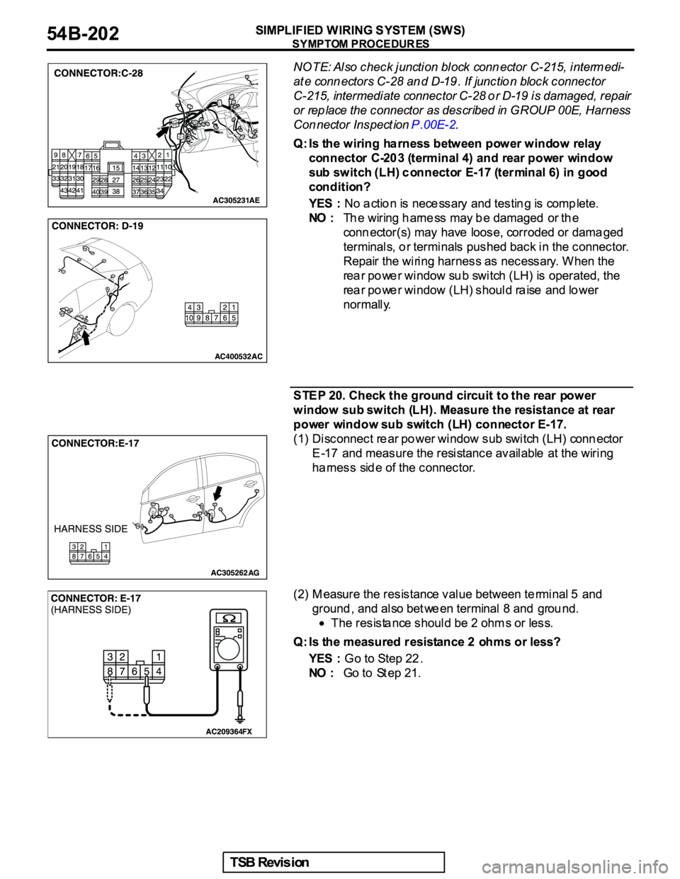 MITSUBISHI GALANT 2005  Service Repair Manual 