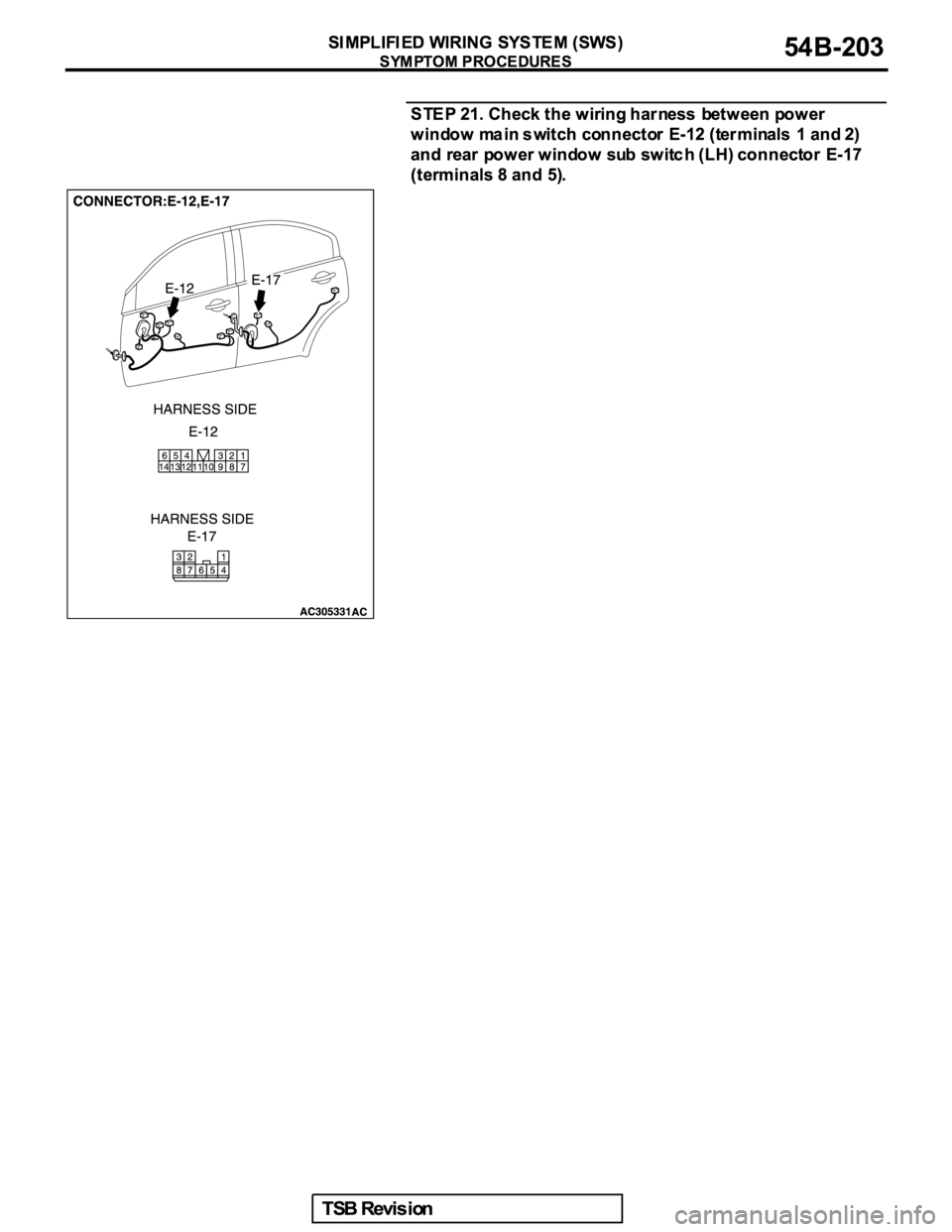 MITSUBISHI GALANT 2005  Service Repair Manual 