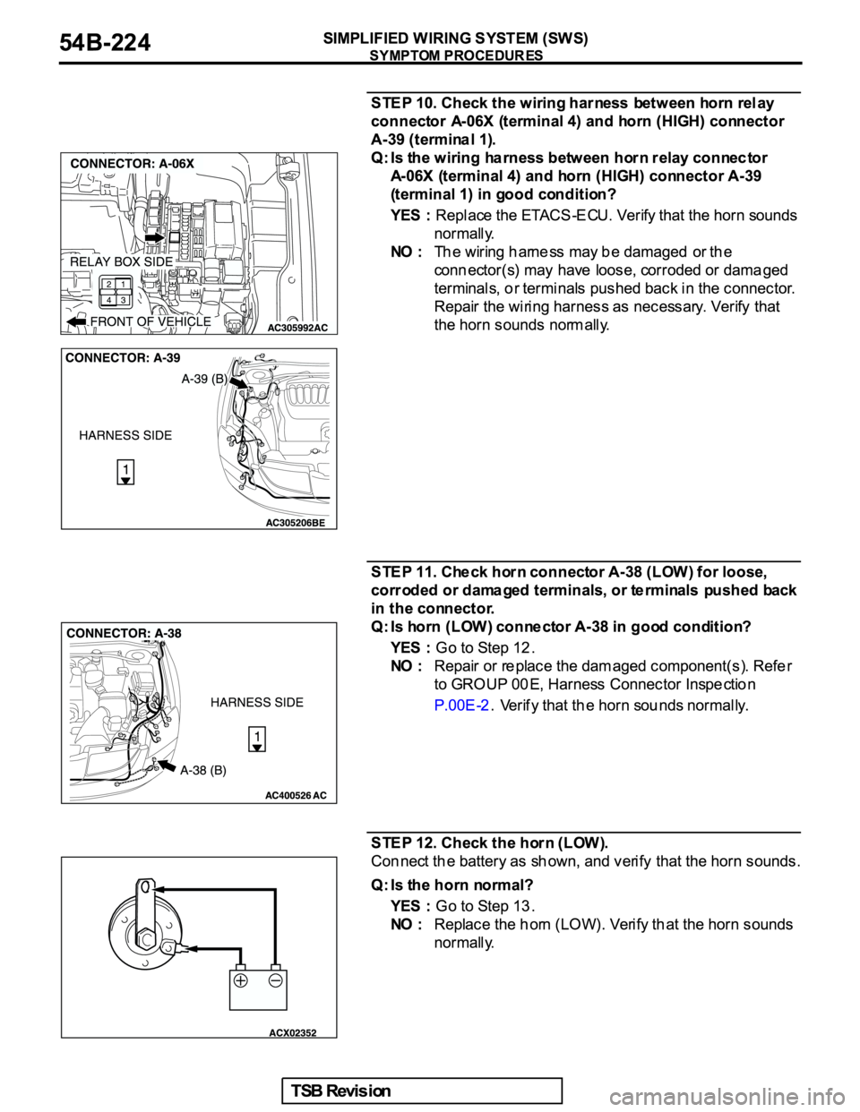 MITSUBISHI GALANT 2005  Service Repair Manual 
