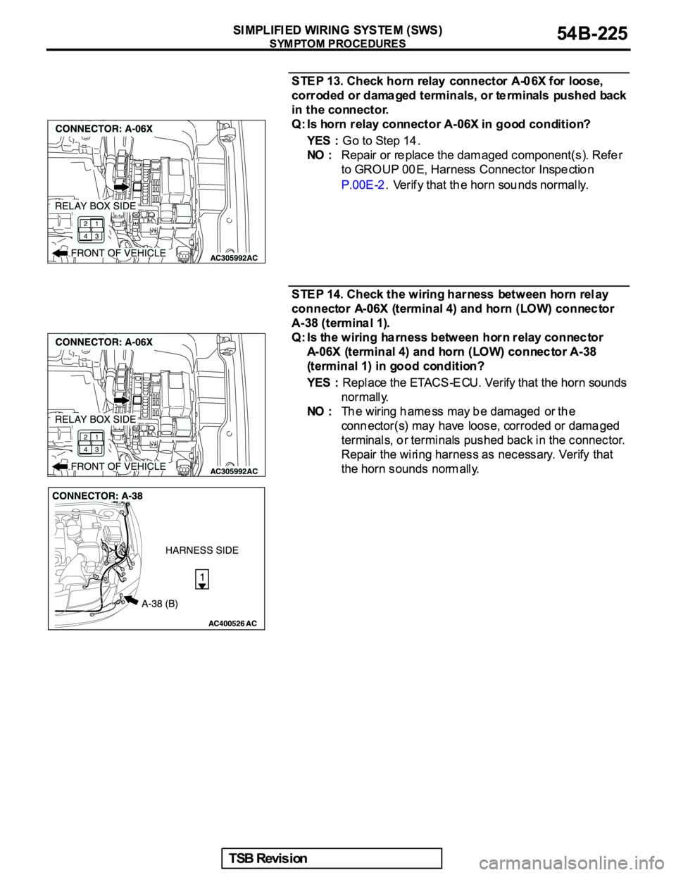 MITSUBISHI GALANT 2005  Service Repair Manual 