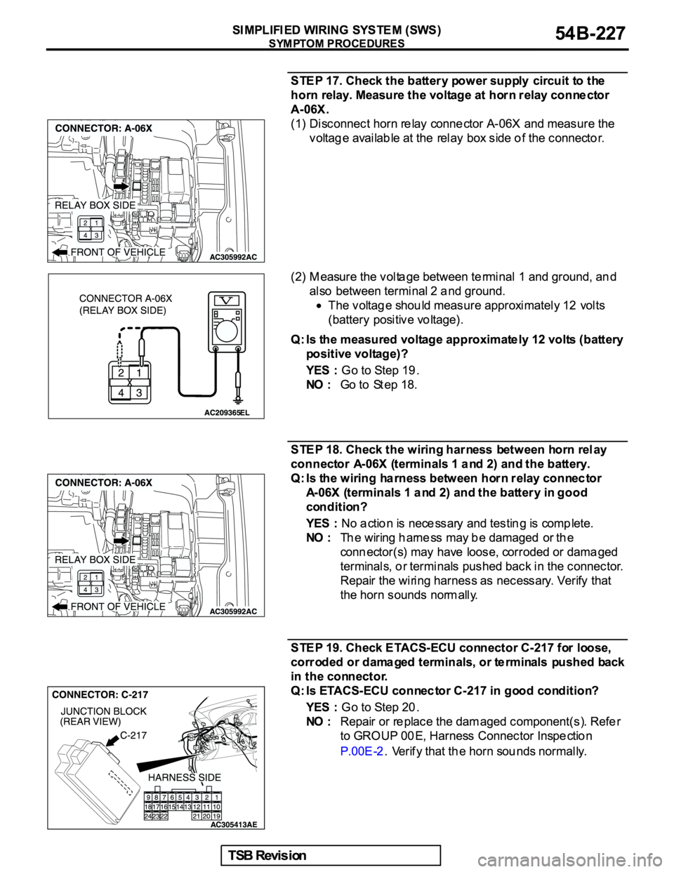 MITSUBISHI GALANT 2005  Service Repair Manual 