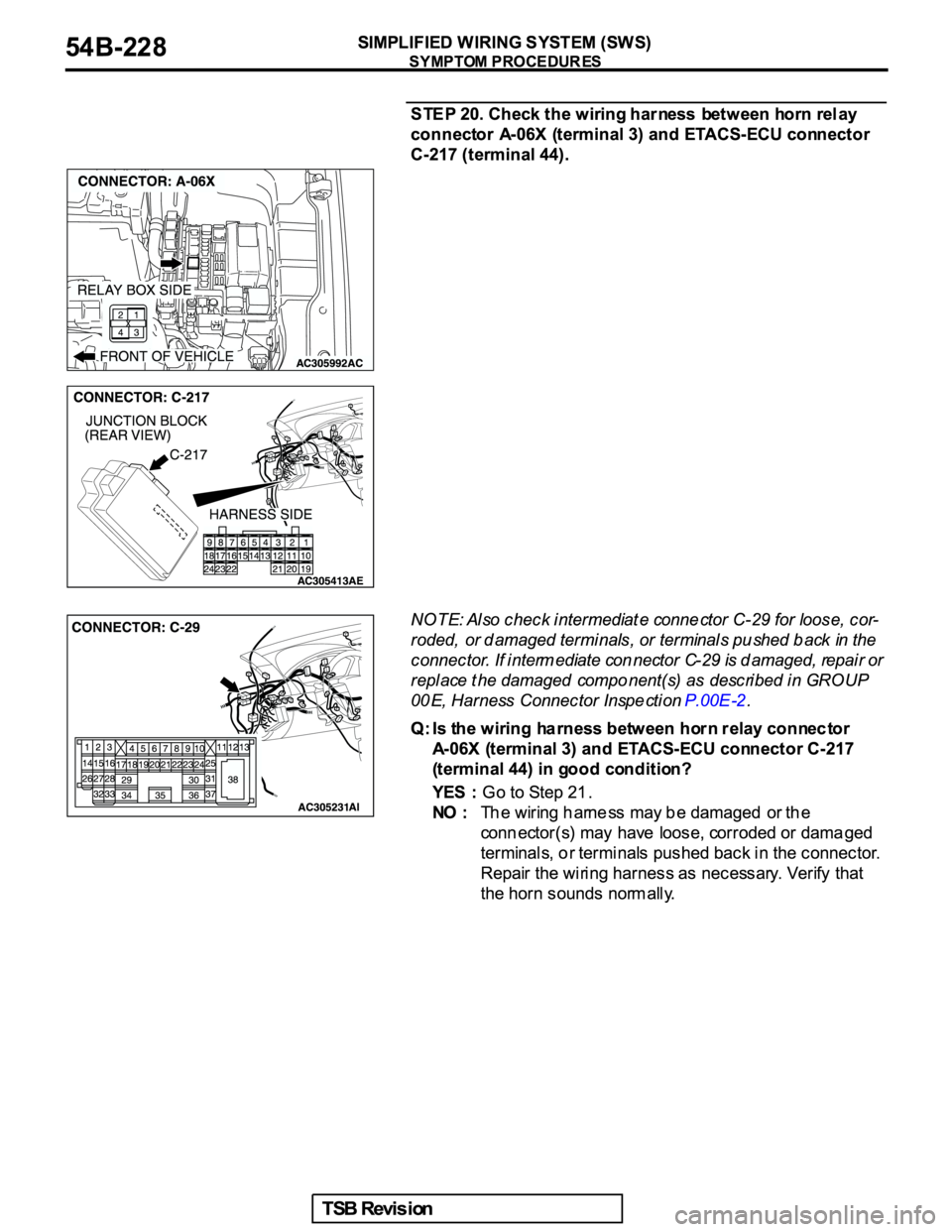 MITSUBISHI GALANT 2005  Service Repair Manual 