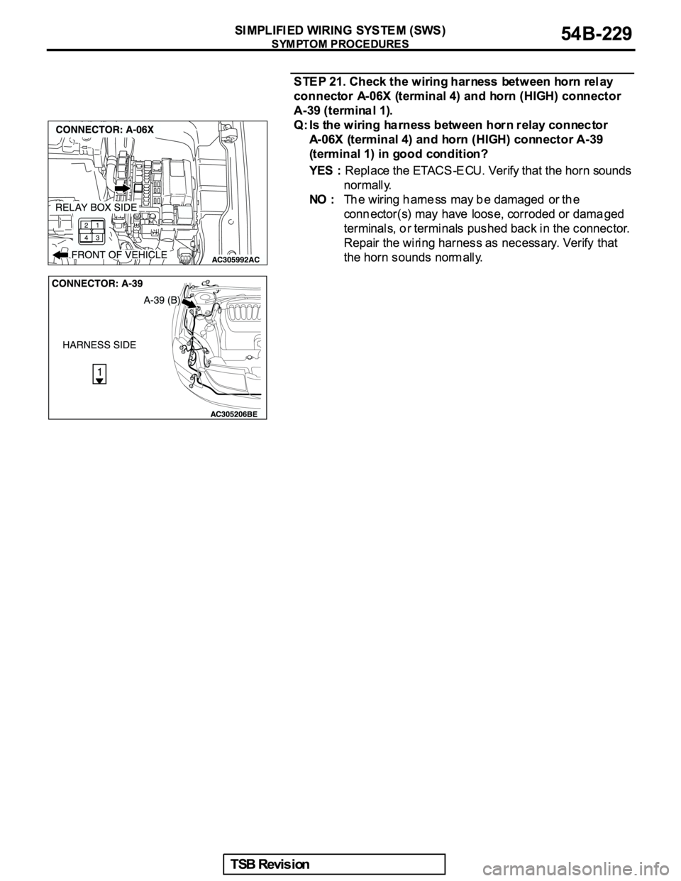 MITSUBISHI GALANT 2005  Service Repair Manual 