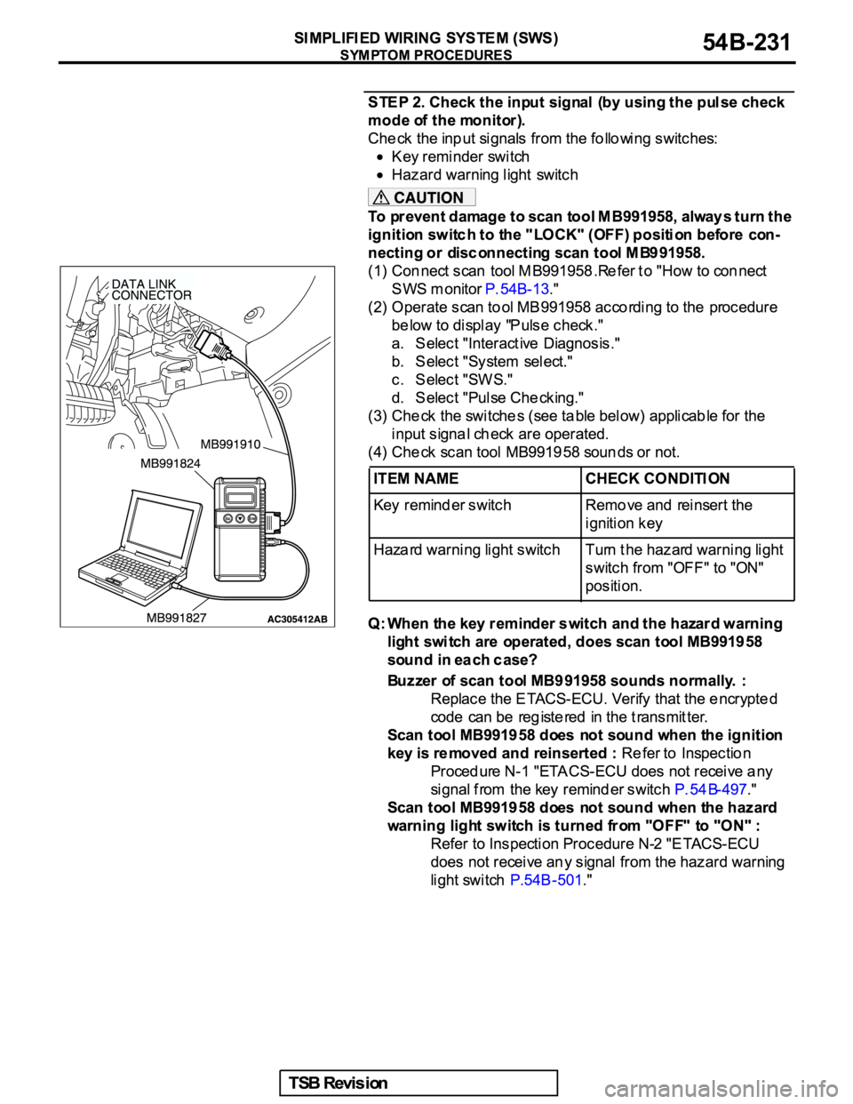 MITSUBISHI GALANT 2005  Service Repair Manual 