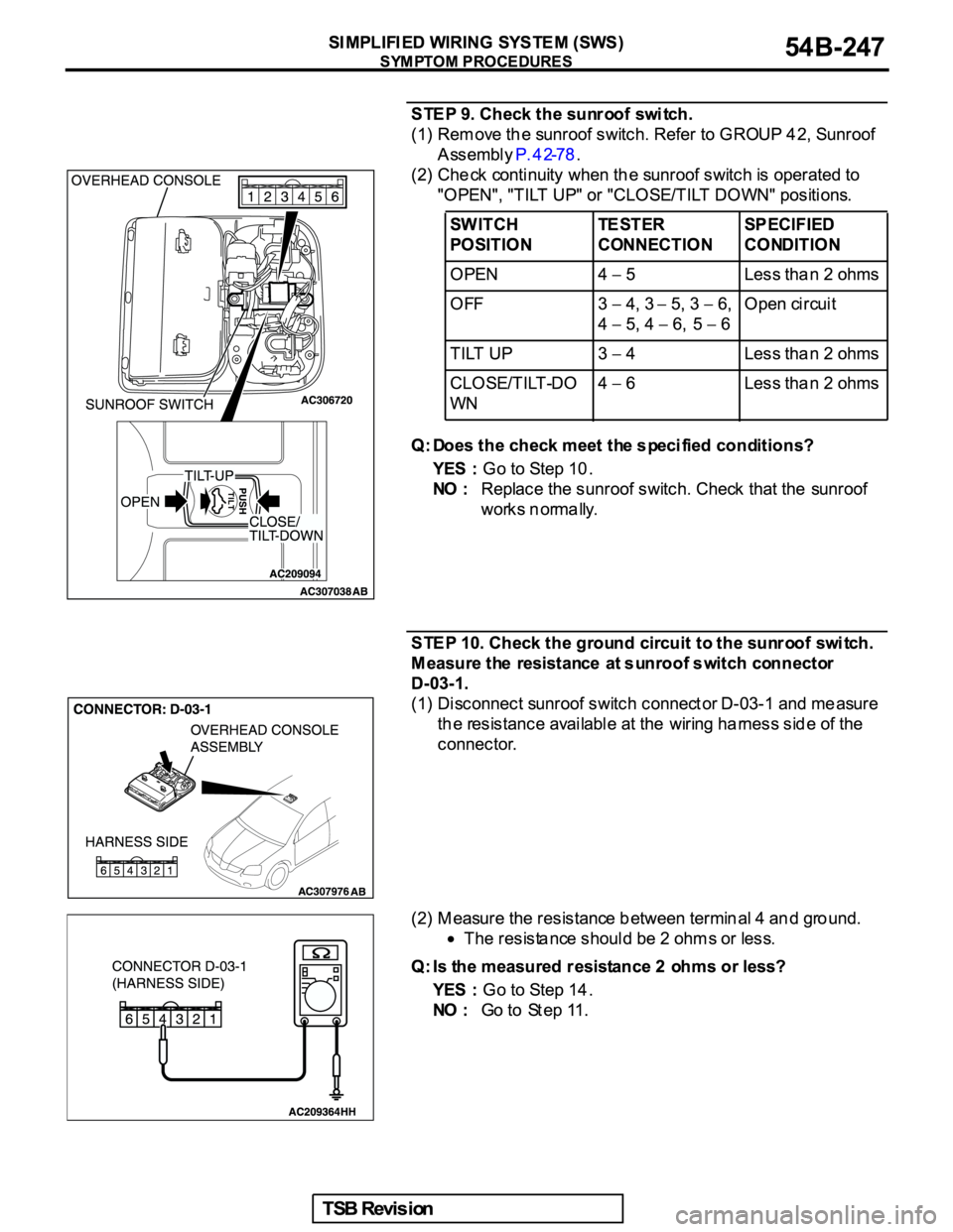 MITSUBISHI GALANT 2005  Service Repair Manual 