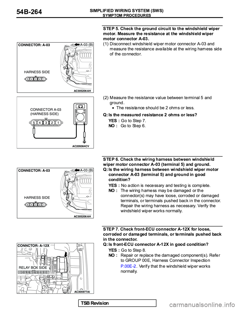MITSUBISHI GALANT 2005  Service Repair Manual 