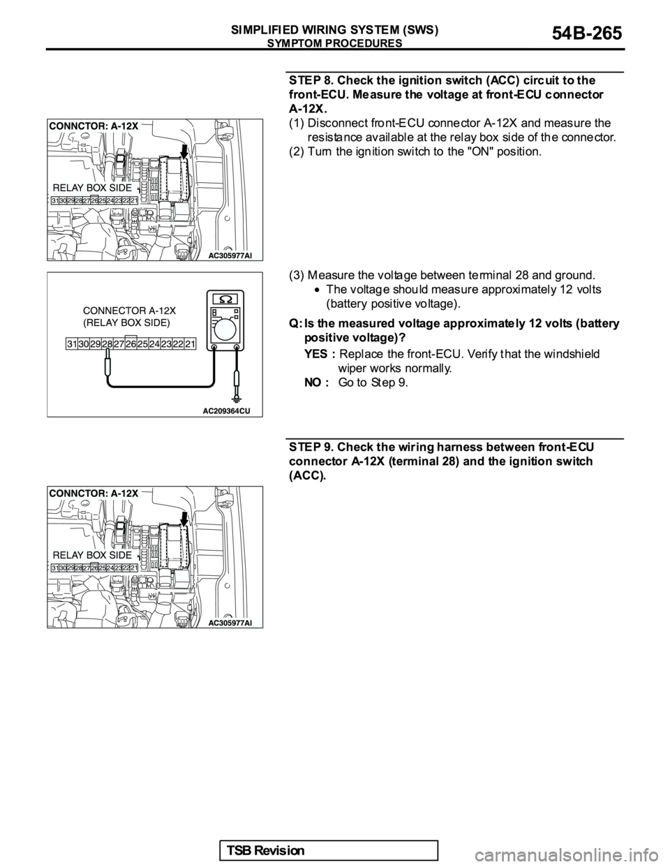 MITSUBISHI GALANT 2005  Service Repair Manual 