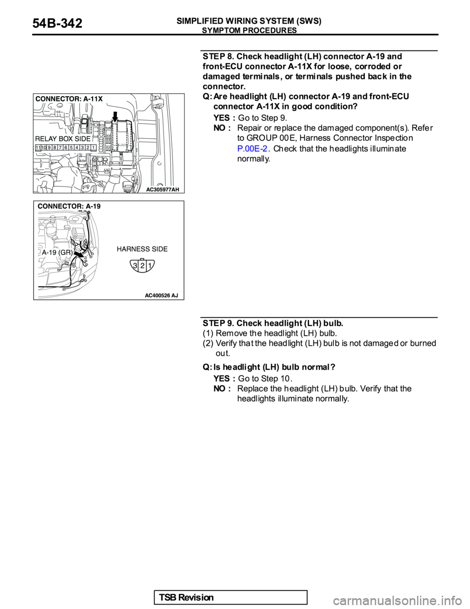 MITSUBISHI GALANT 2005  Service Repair Manual 
