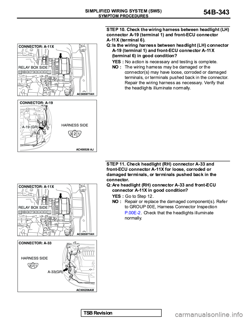 MITSUBISHI GALANT 2005  Service Repair Manual 