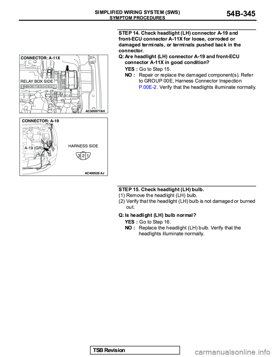 MITSUBISHI GALANT 2005  Service Repair Manual 