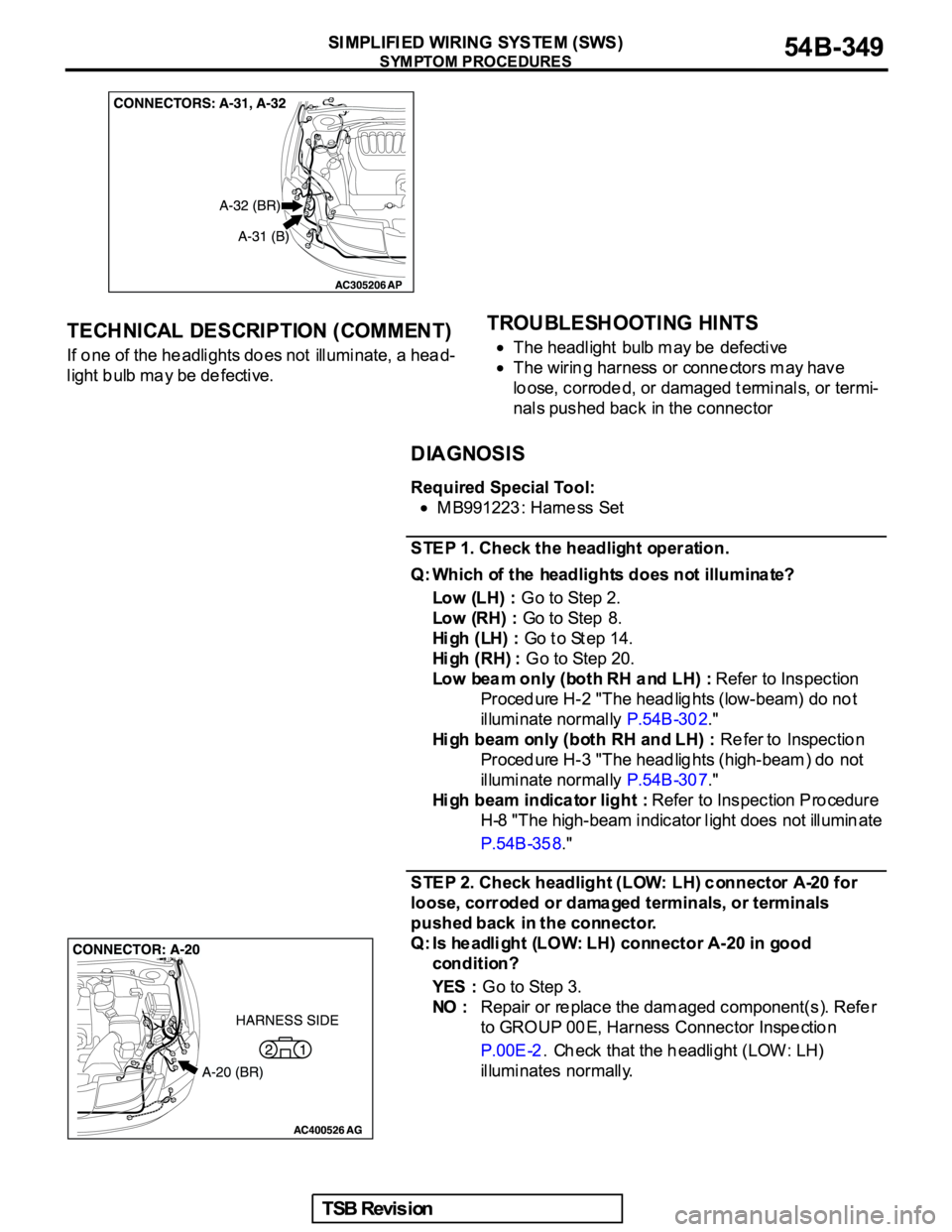 MITSUBISHI GALANT 2005  Service Repair Manual 