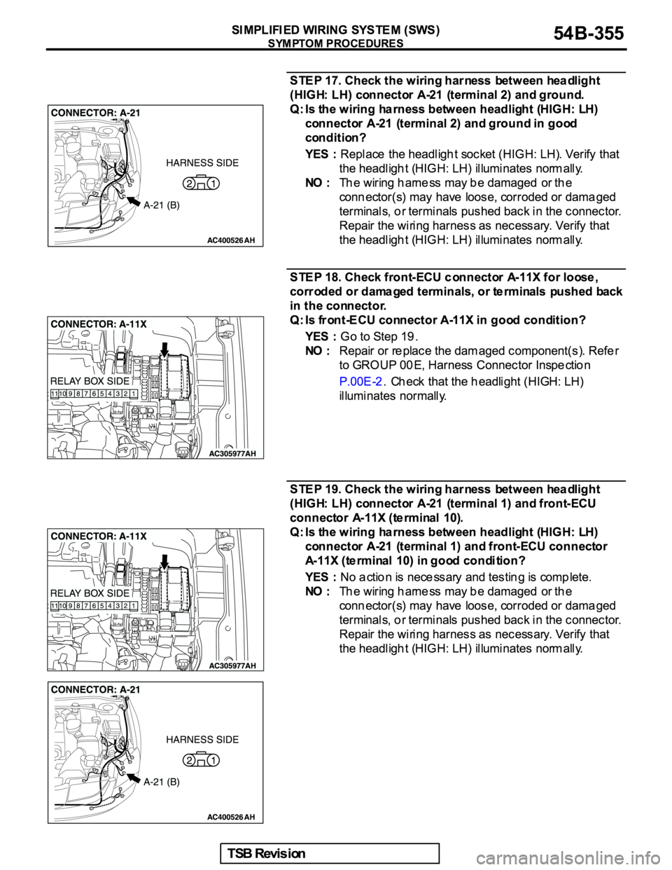 MITSUBISHI GALANT 2005  Service Repair Manual 