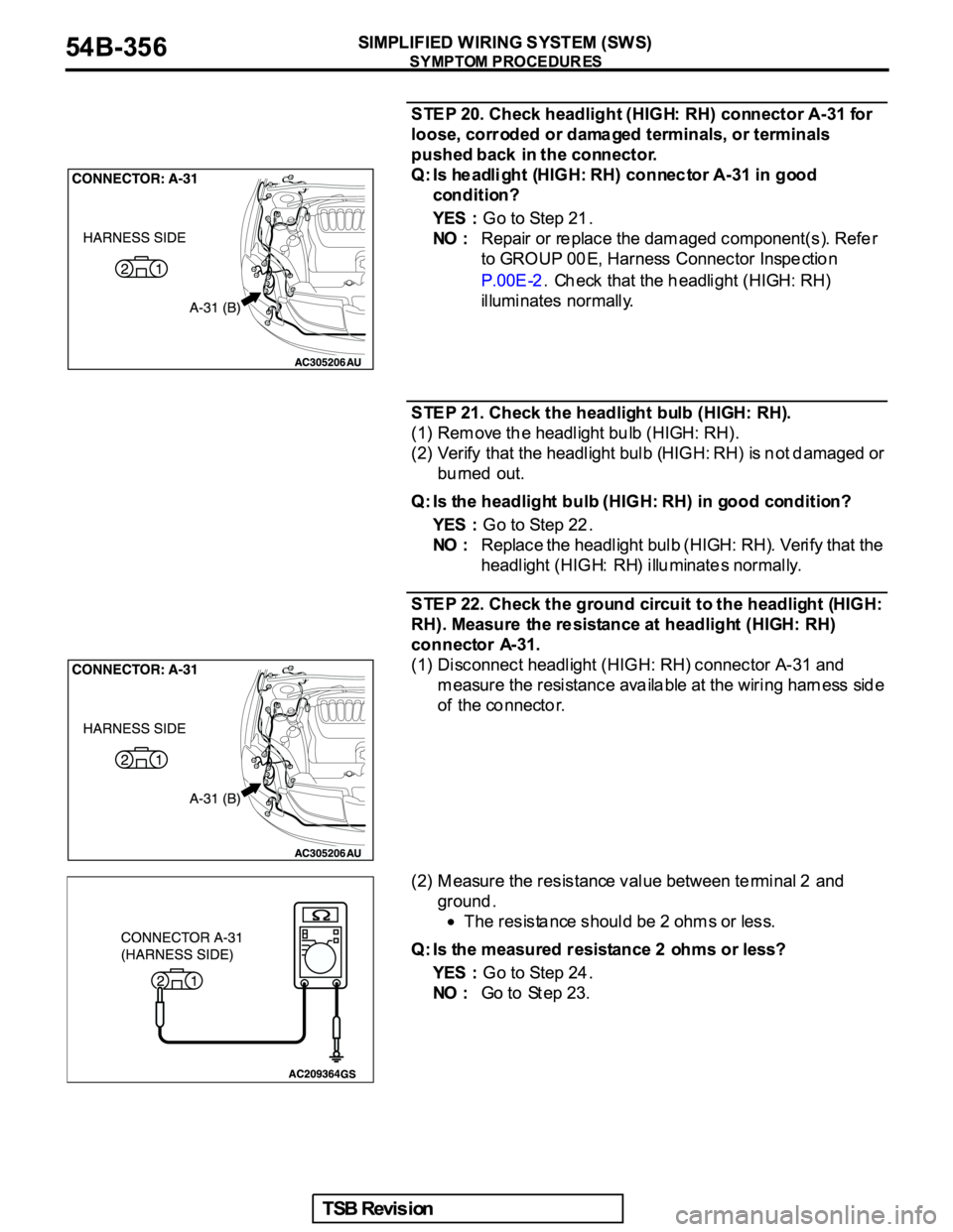 MITSUBISHI GALANT 2005  Service Repair Manual 