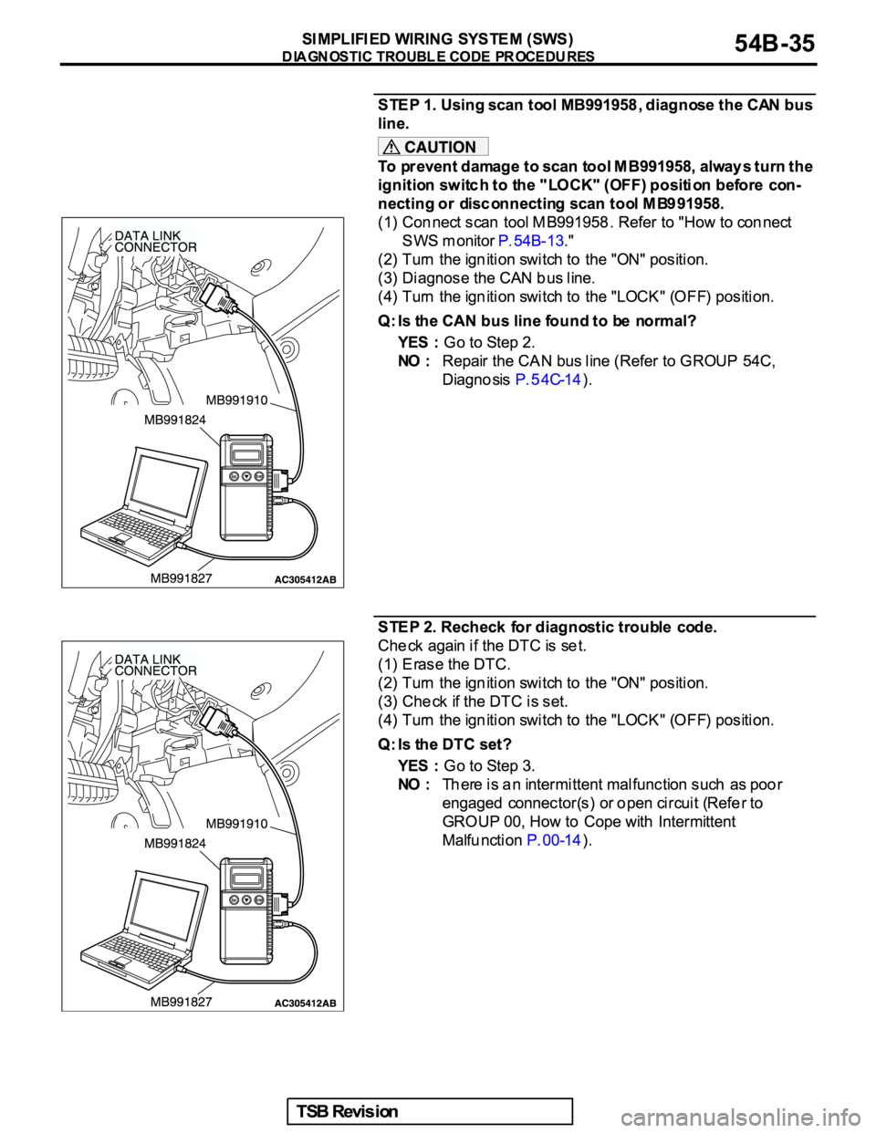 MITSUBISHI GALANT 2005  Service Repair Manual 