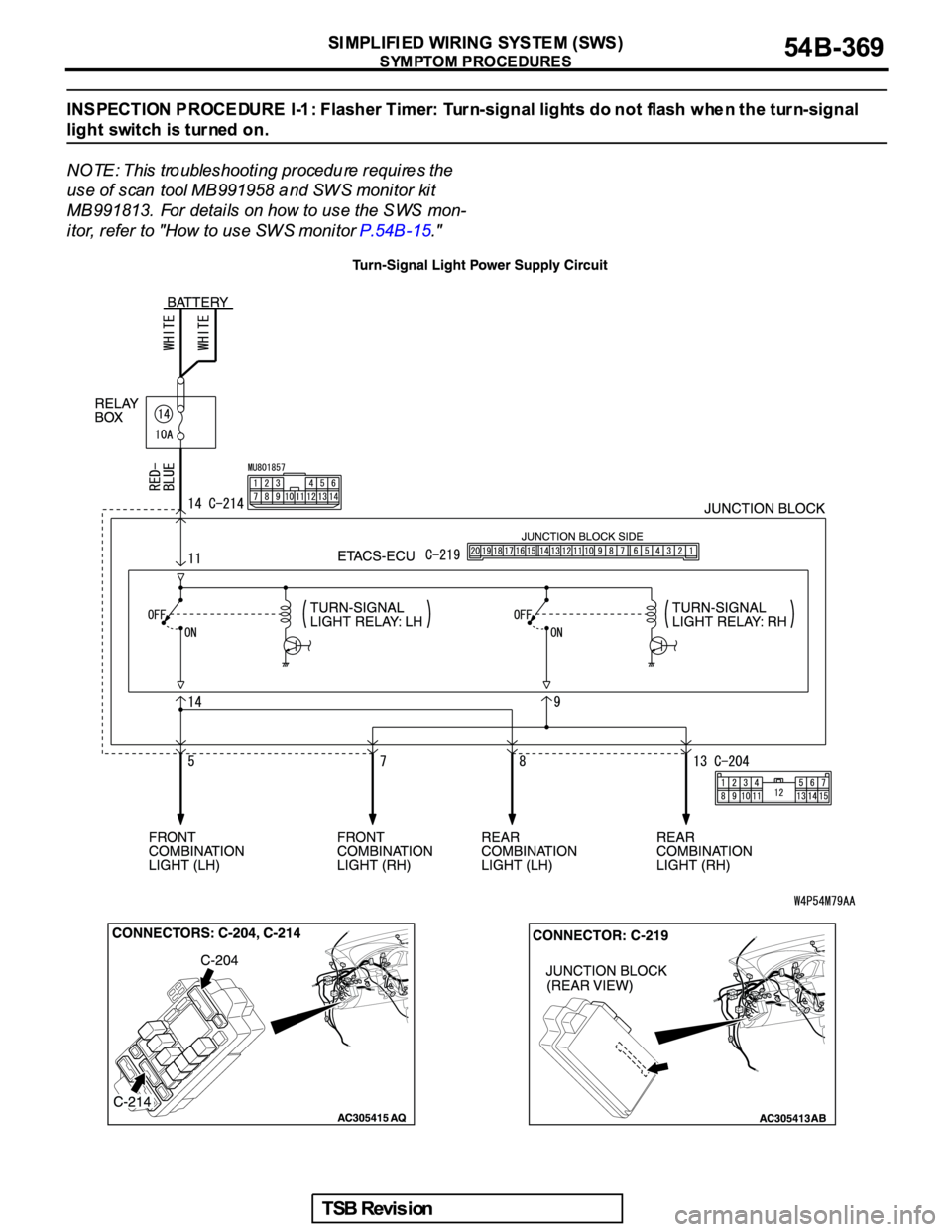 MITSUBISHI GALANT 2005  Service Repair Manual 
