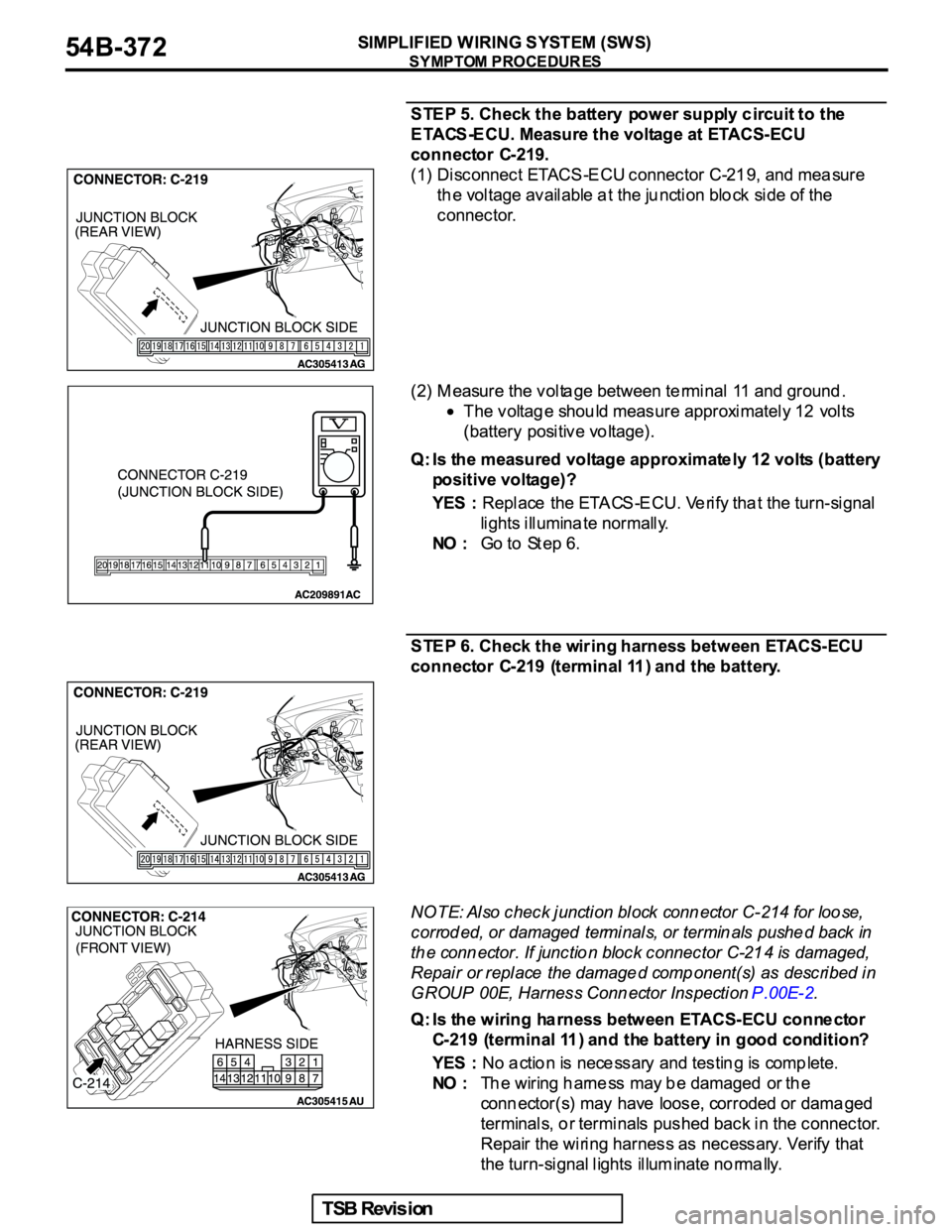 MITSUBISHI GALANT 2005  Service Repair Manual 