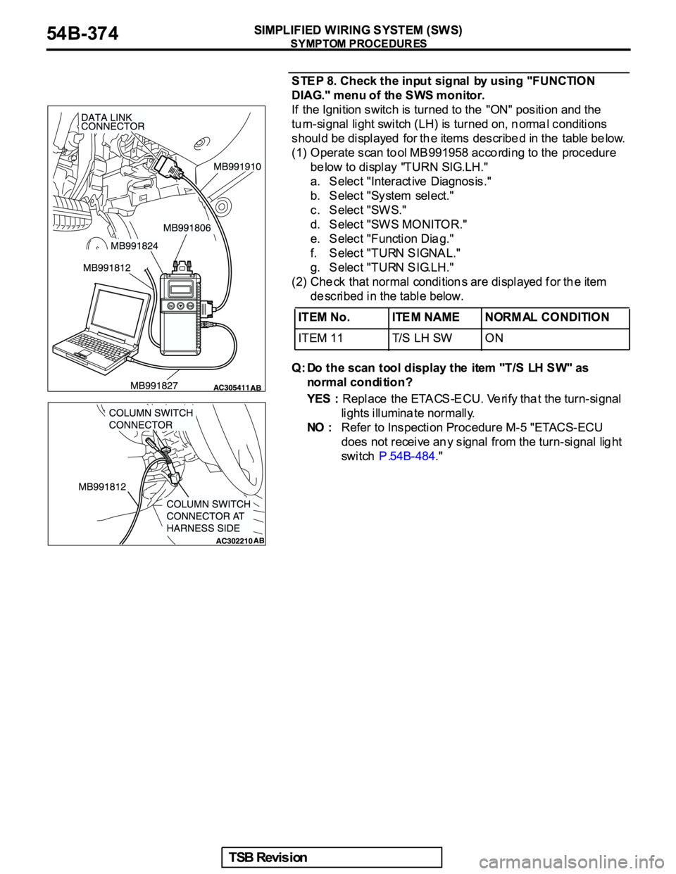 MITSUBISHI GALANT 2005  Service Repair Manual 