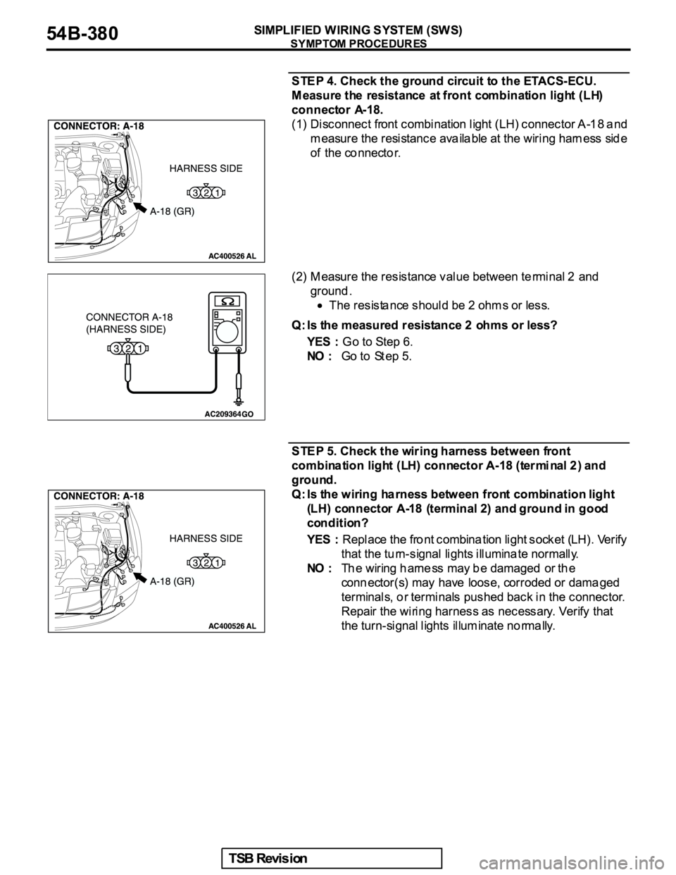 MITSUBISHI GALANT 2005  Service Repair Manual 