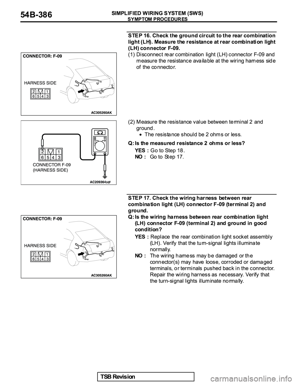 MITSUBISHI GALANT 2005  Service Repair Manual 