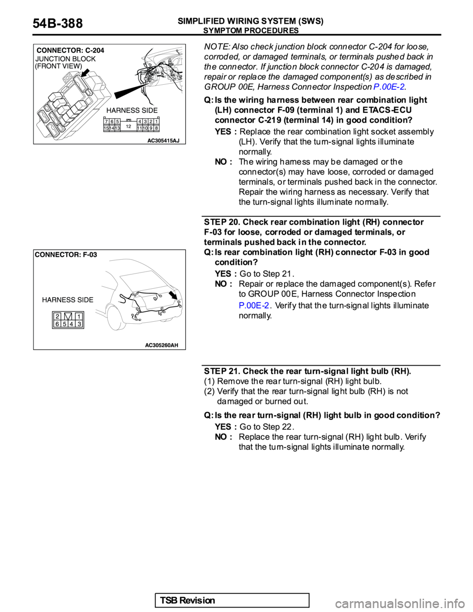 MITSUBISHI GALANT 2005  Service Repair Manual 