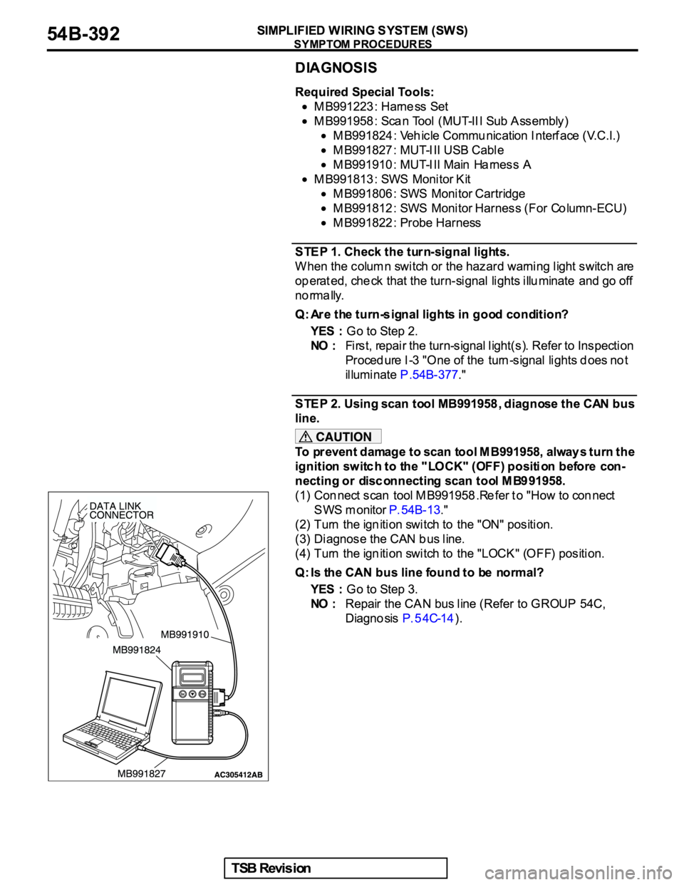 MITSUBISHI GALANT 2005  Service Repair Manual 