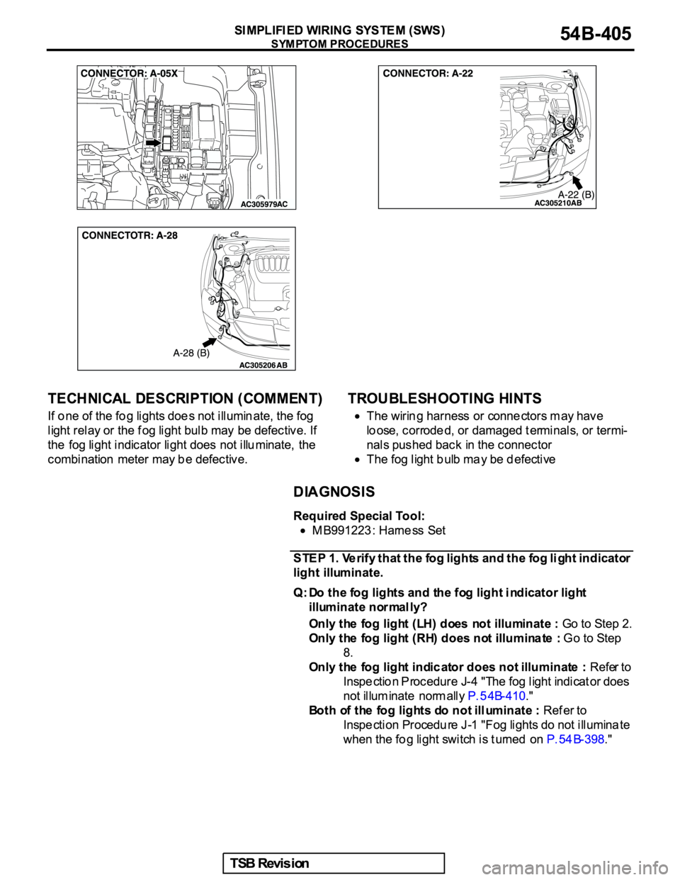 MITSUBISHI GALANT 2005  Service Repair Manual 