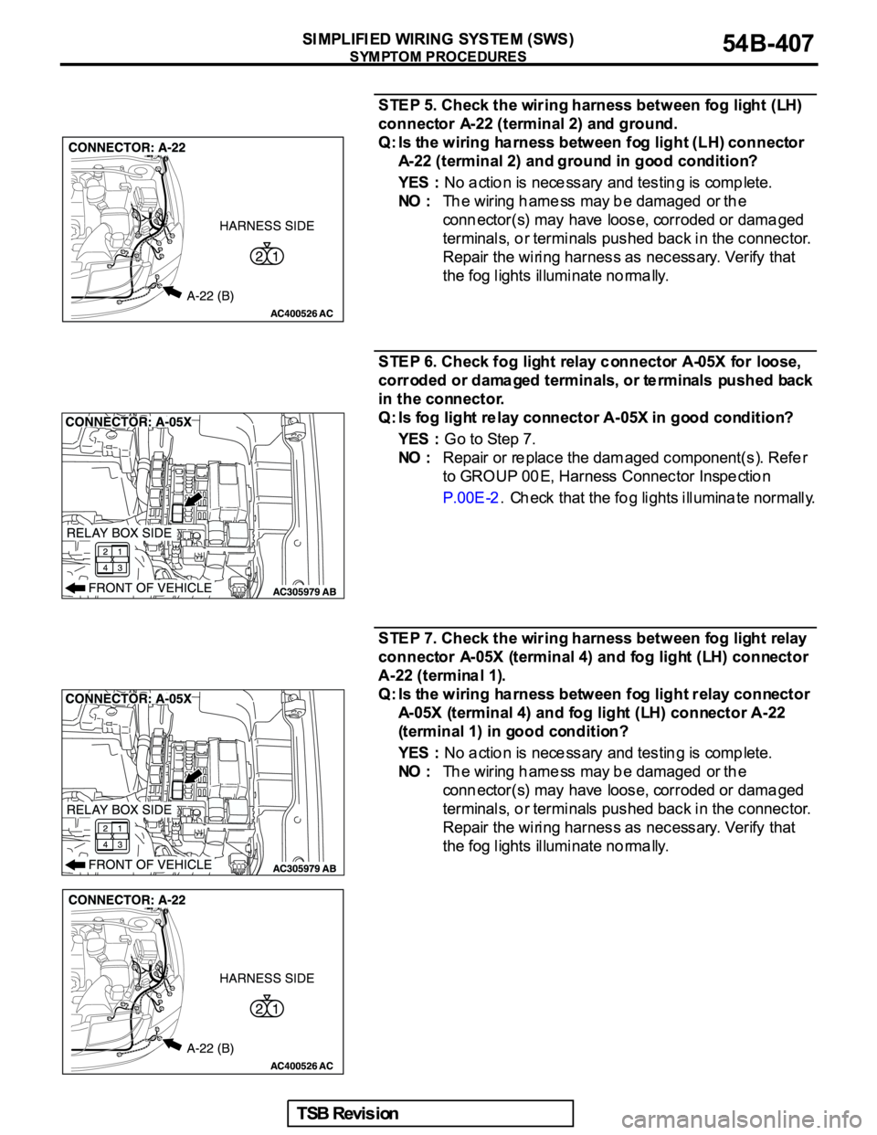 MITSUBISHI GALANT 2005  Service Repair Manual 