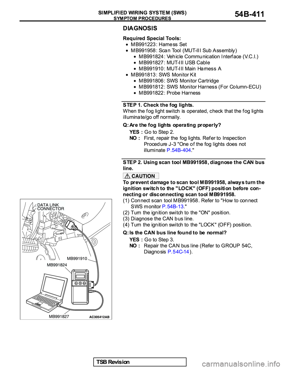 MITSUBISHI GALANT 2005  Service Repair Manual 