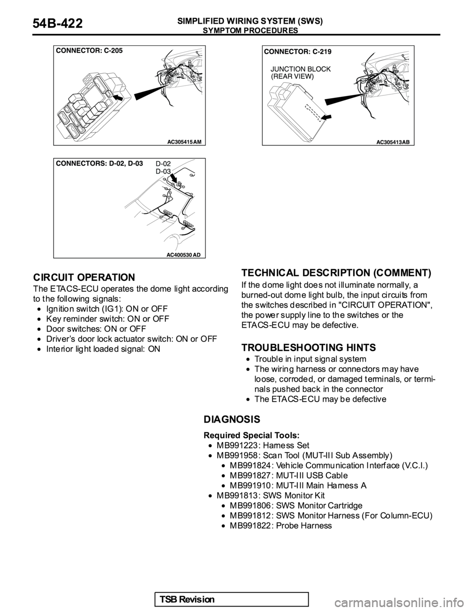 MITSUBISHI GALANT 2005  Service Repair Manual 