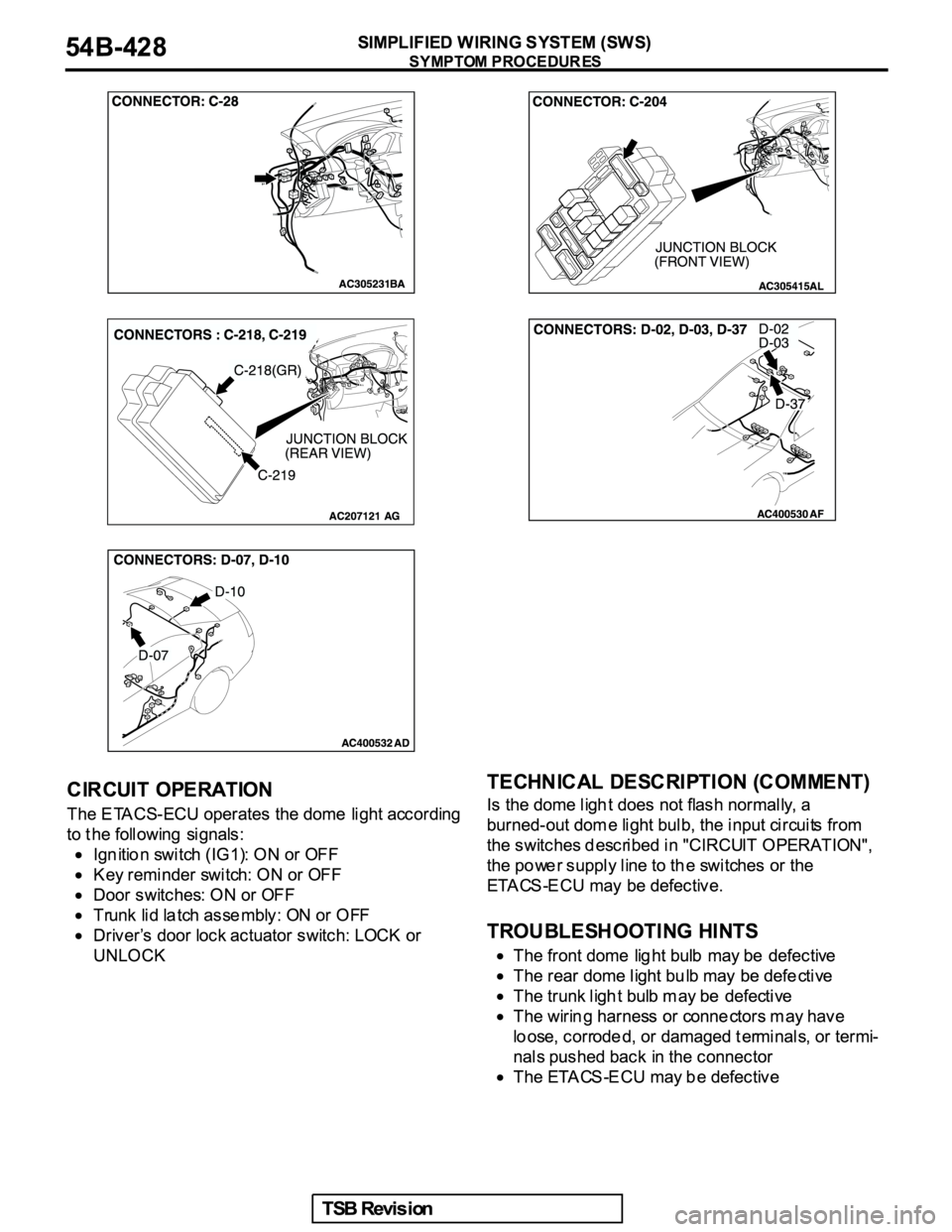 MITSUBISHI GALANT 2005  Service Repair Manual 