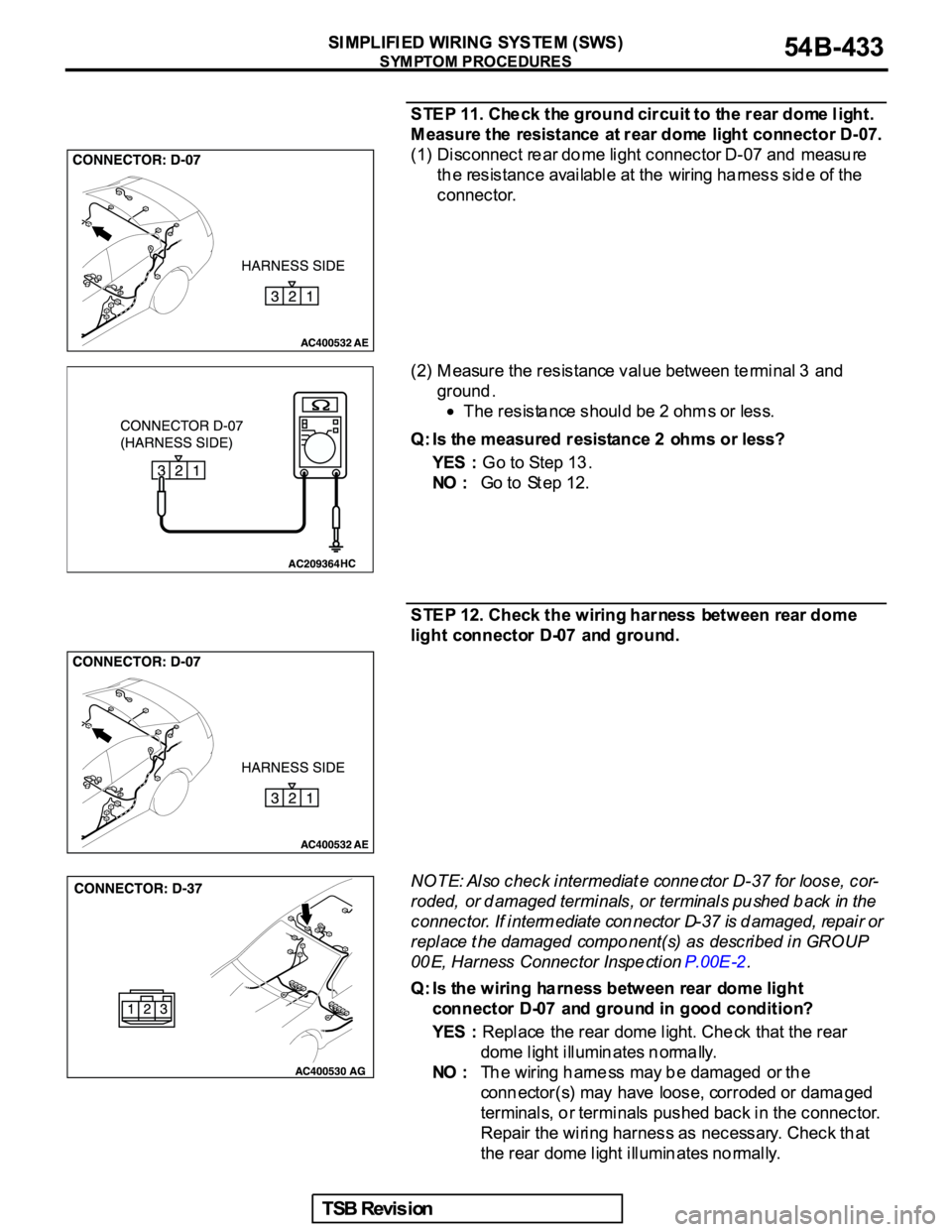 MITSUBISHI GALANT 2005  Service Repair Manual 