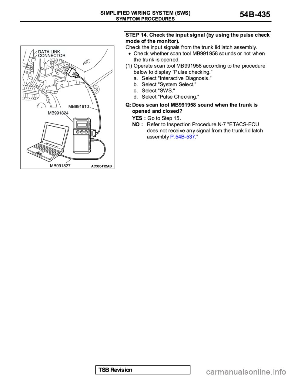 MITSUBISHI GALANT 2005  Service Repair Manual 