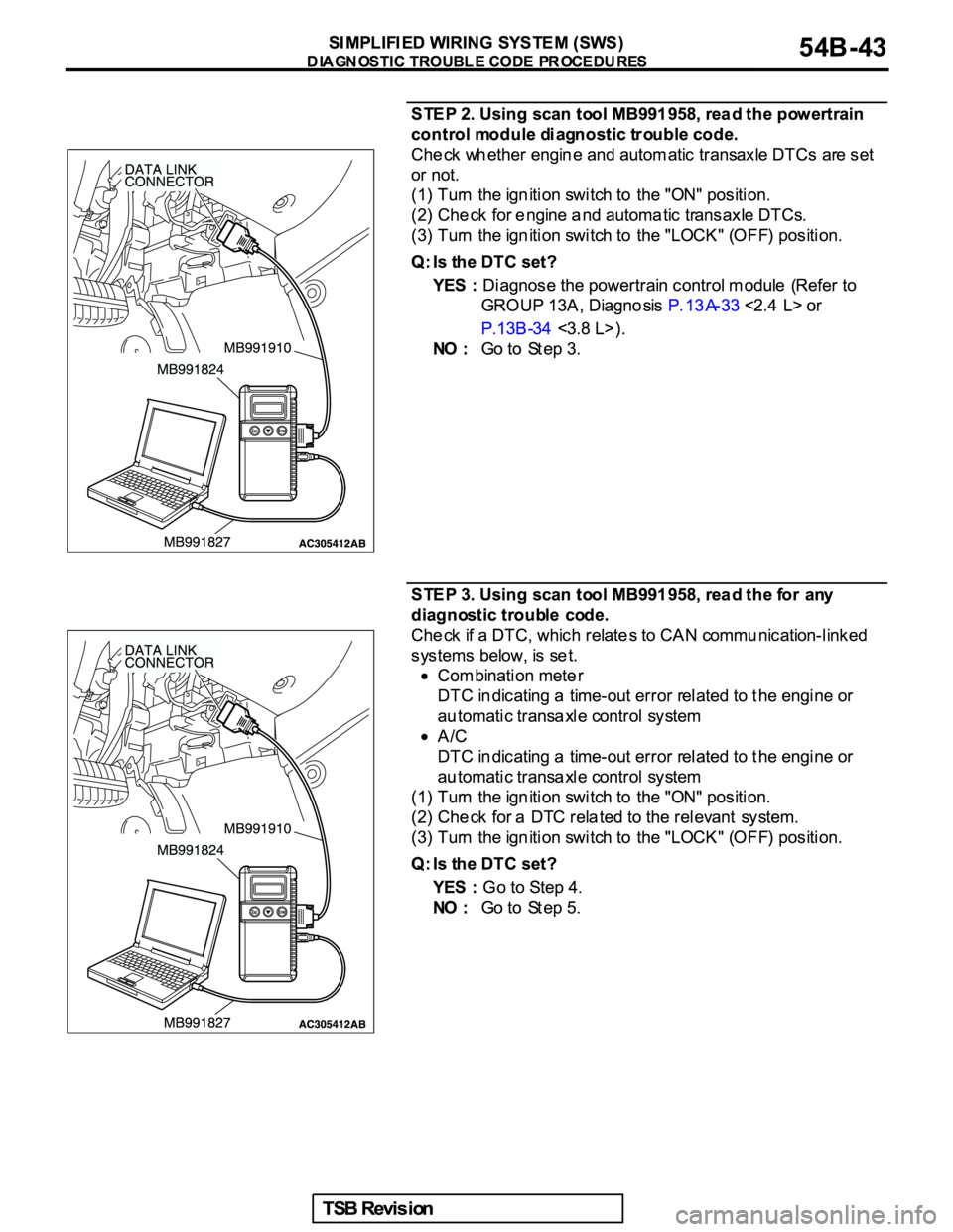 MITSUBISHI GALANT 2005  Service Repair Manual 