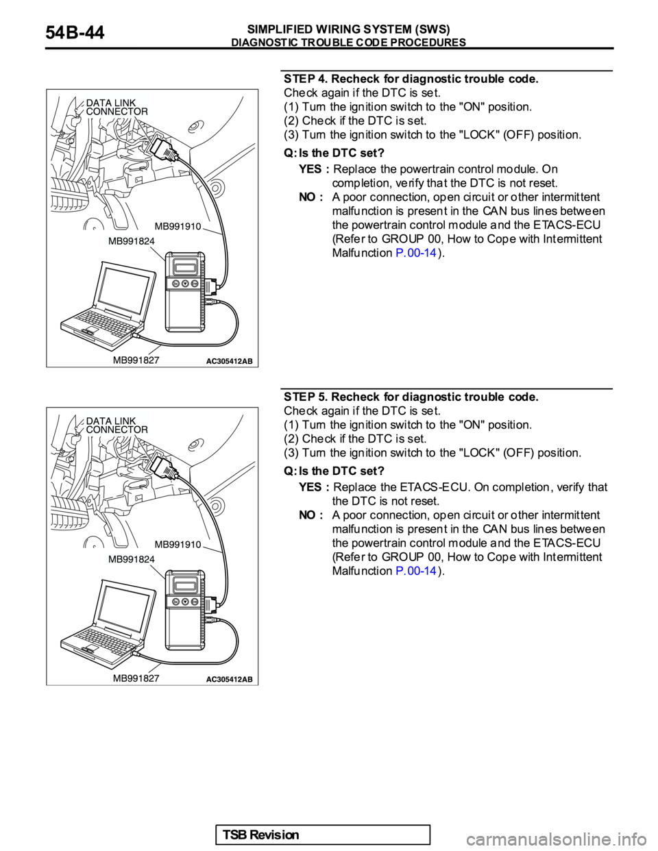 MITSUBISHI GALANT 2005  Service Repair Manual 