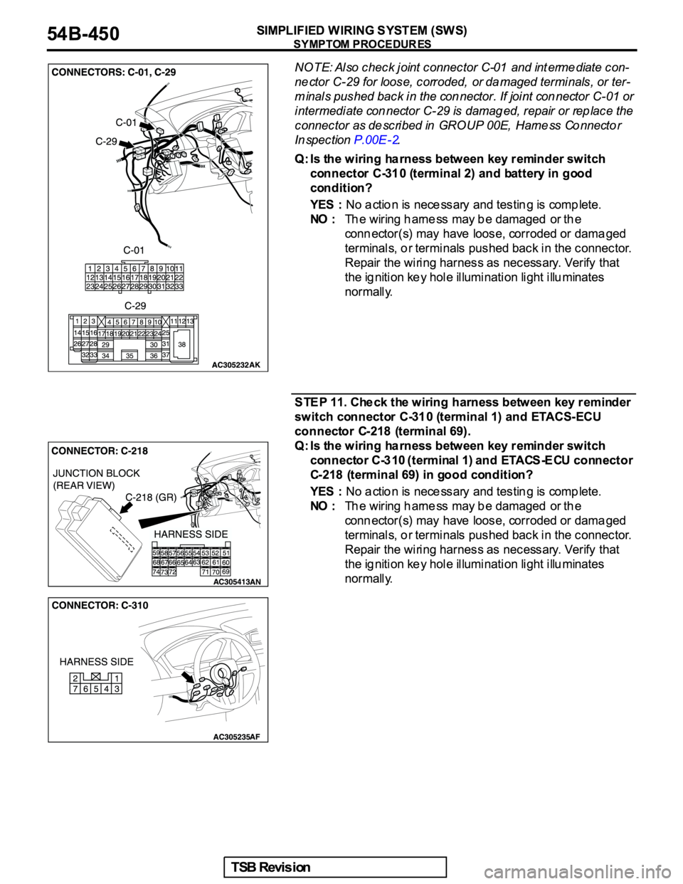 MITSUBISHI GALANT 2005  Service Repair Manual 