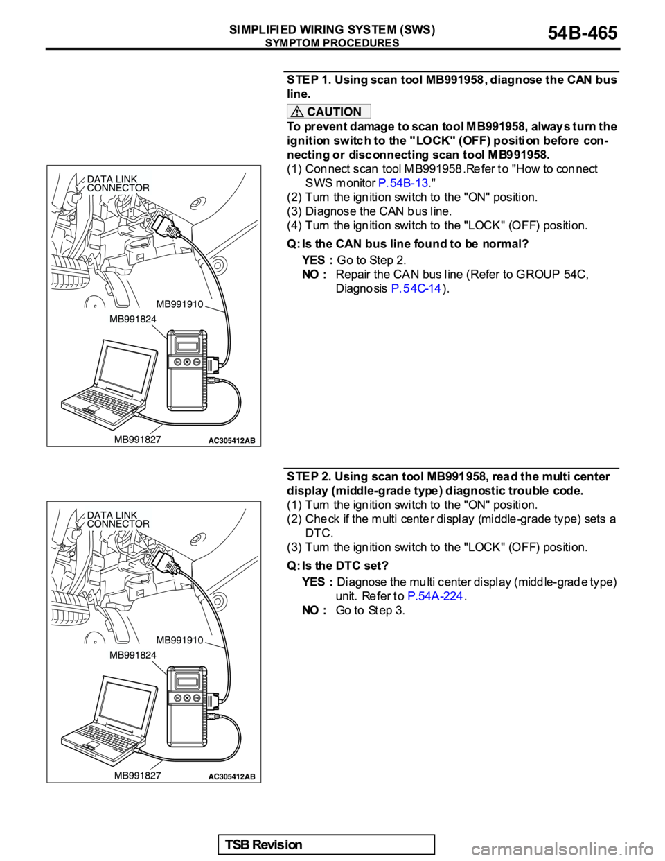 MITSUBISHI GALANT 2005  Service Repair Manual 