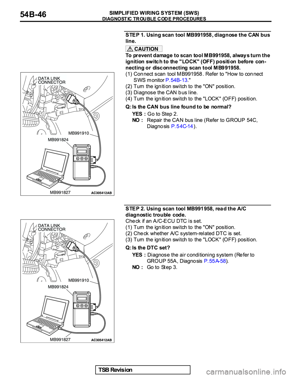 MITSUBISHI GALANT 2005  Service Repair Manual 