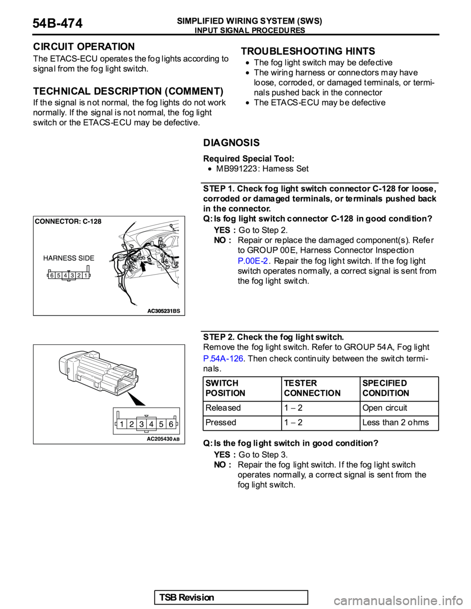 MITSUBISHI GALANT 2005  Service Repair Manual 