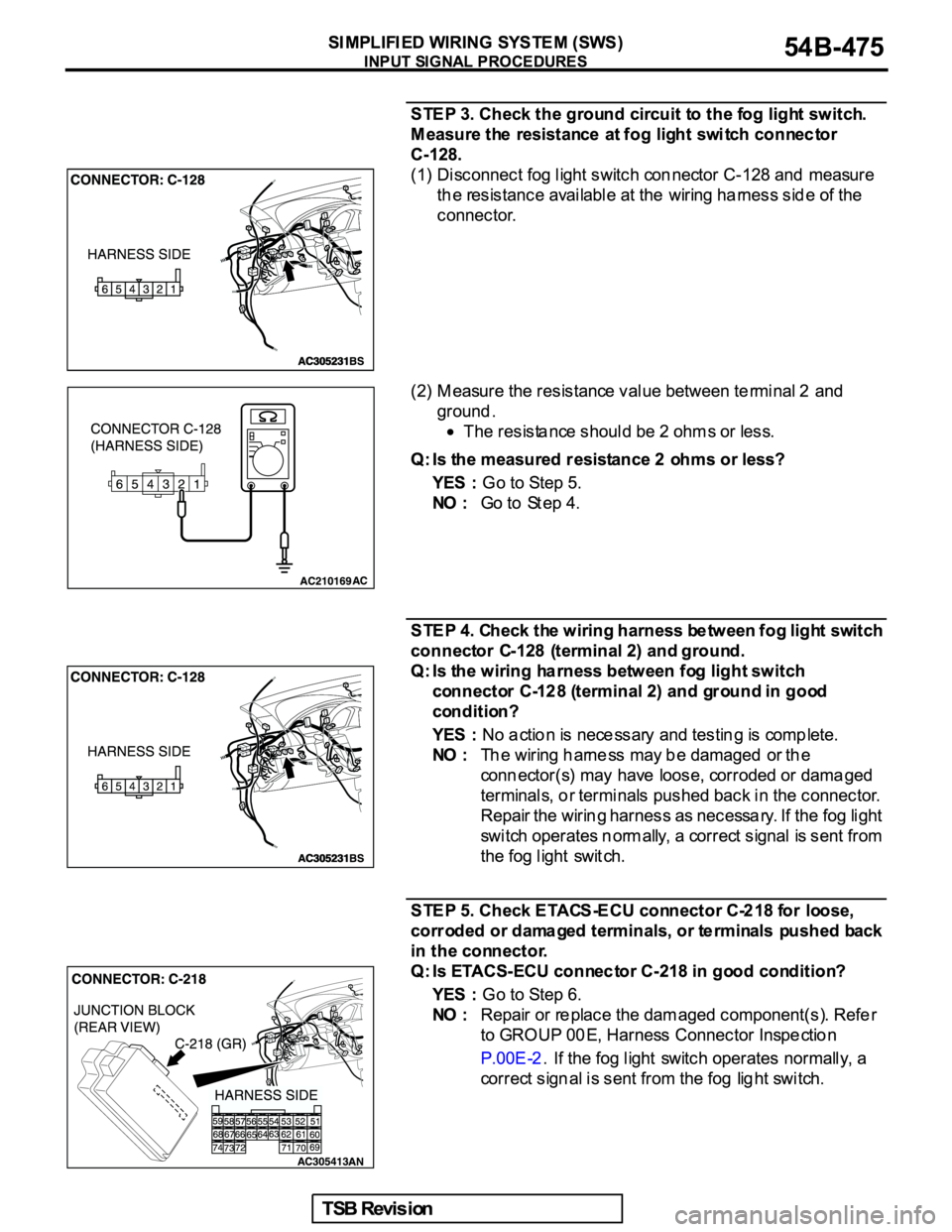 MITSUBISHI GALANT 2005  Service Repair Manual 