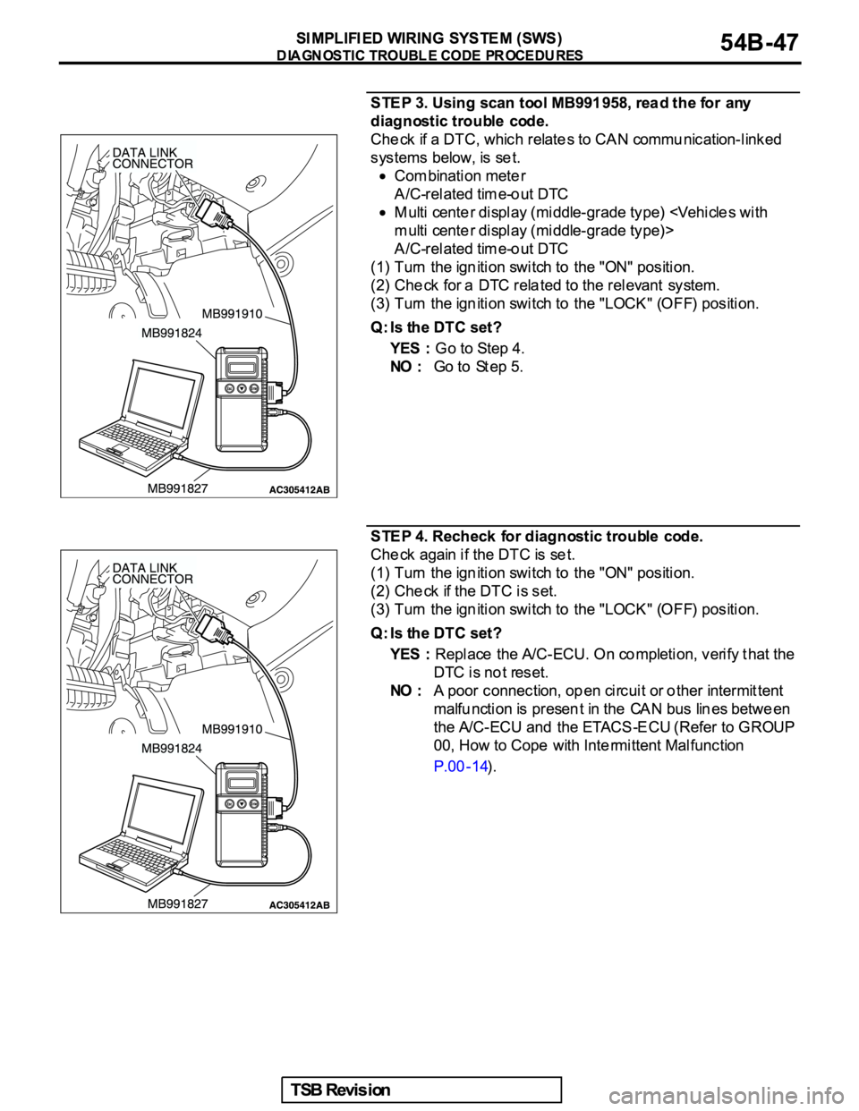 MITSUBISHI GALANT 2005  Service Repair Manual 