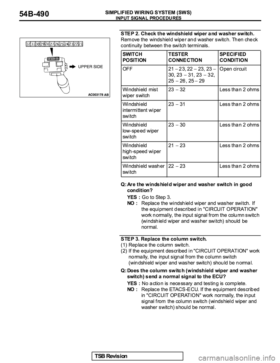 MITSUBISHI GALANT 2005  Service Repair Manual 