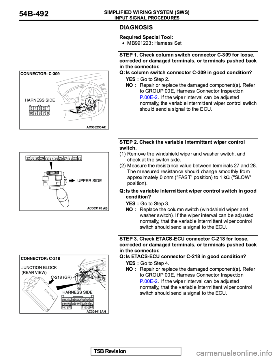 MITSUBISHI GALANT 2005  Service Repair Manual 