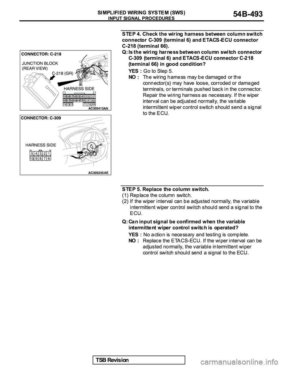 MITSUBISHI GALANT 2005  Service Repair Manual 