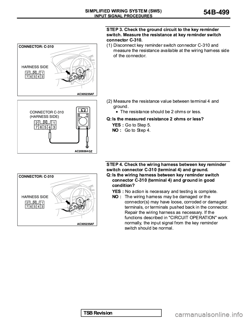 MITSUBISHI GALANT 2005  Service Repair Manual 