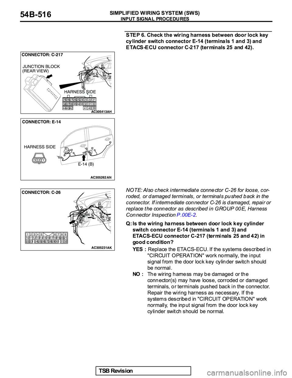 MITSUBISHI GALANT 2005  Service Repair Manual 