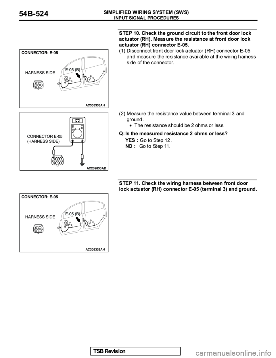 MITSUBISHI GALANT 2005  Service Repair Manual 
