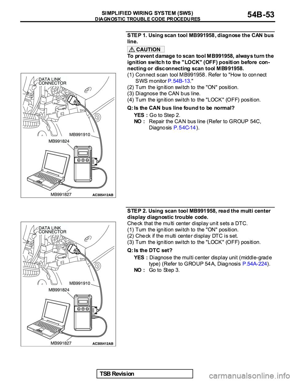 MITSUBISHI GALANT 2005  Service Repair Manual 