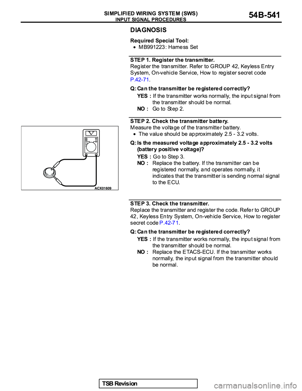 MITSUBISHI GALANT 2005  Service Repair Manual 